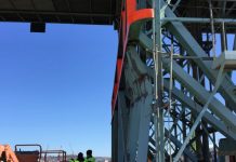 Stopp i trafiken under Göta Älvbron
